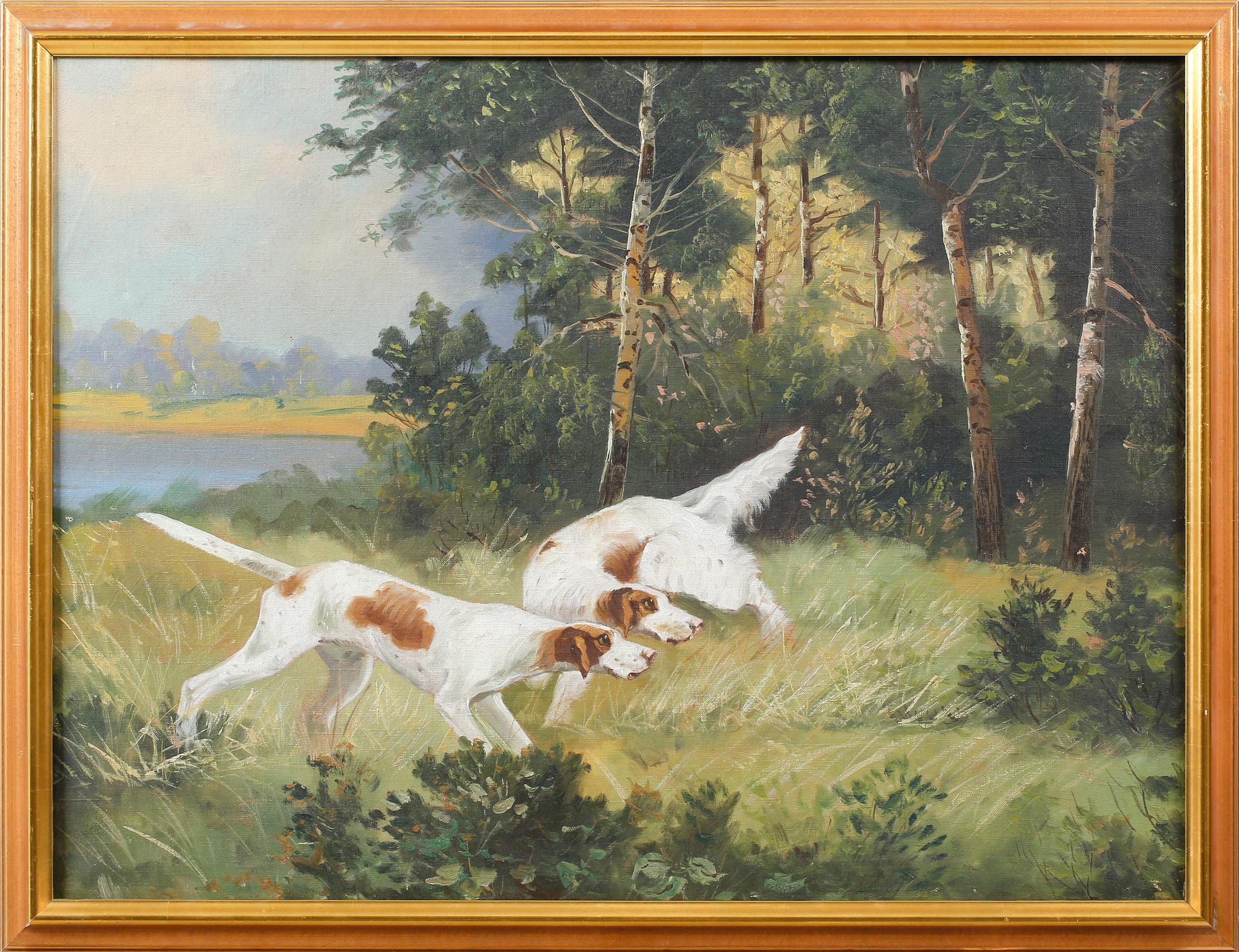 EILERT MEHL, tillskr, olja på duk, ej signerad.