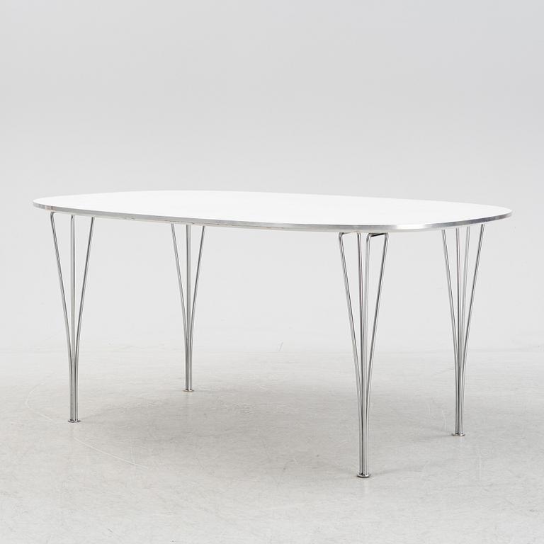 Bruno Mathsson & Piet Hein, matbord, "Superellips", Fritz Hansen, Danmark 1970-tal.