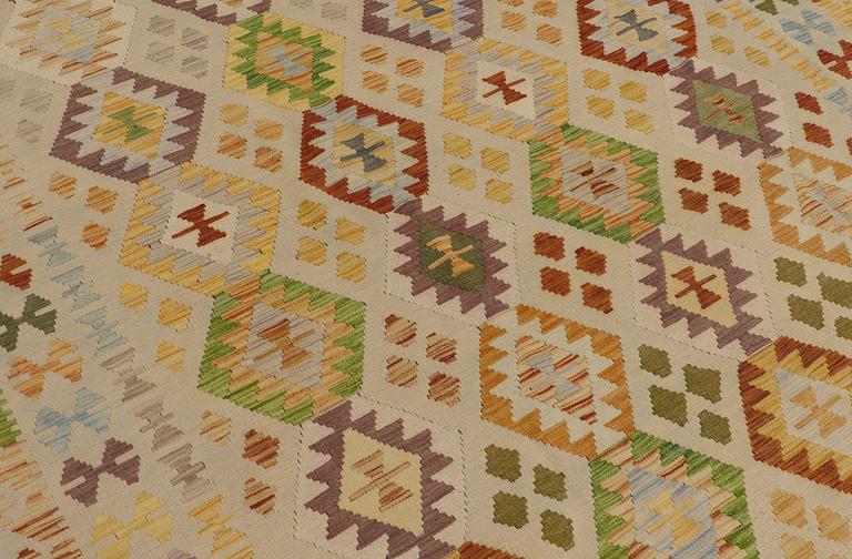A carpet, kilim, ca 291 x 201 cm.