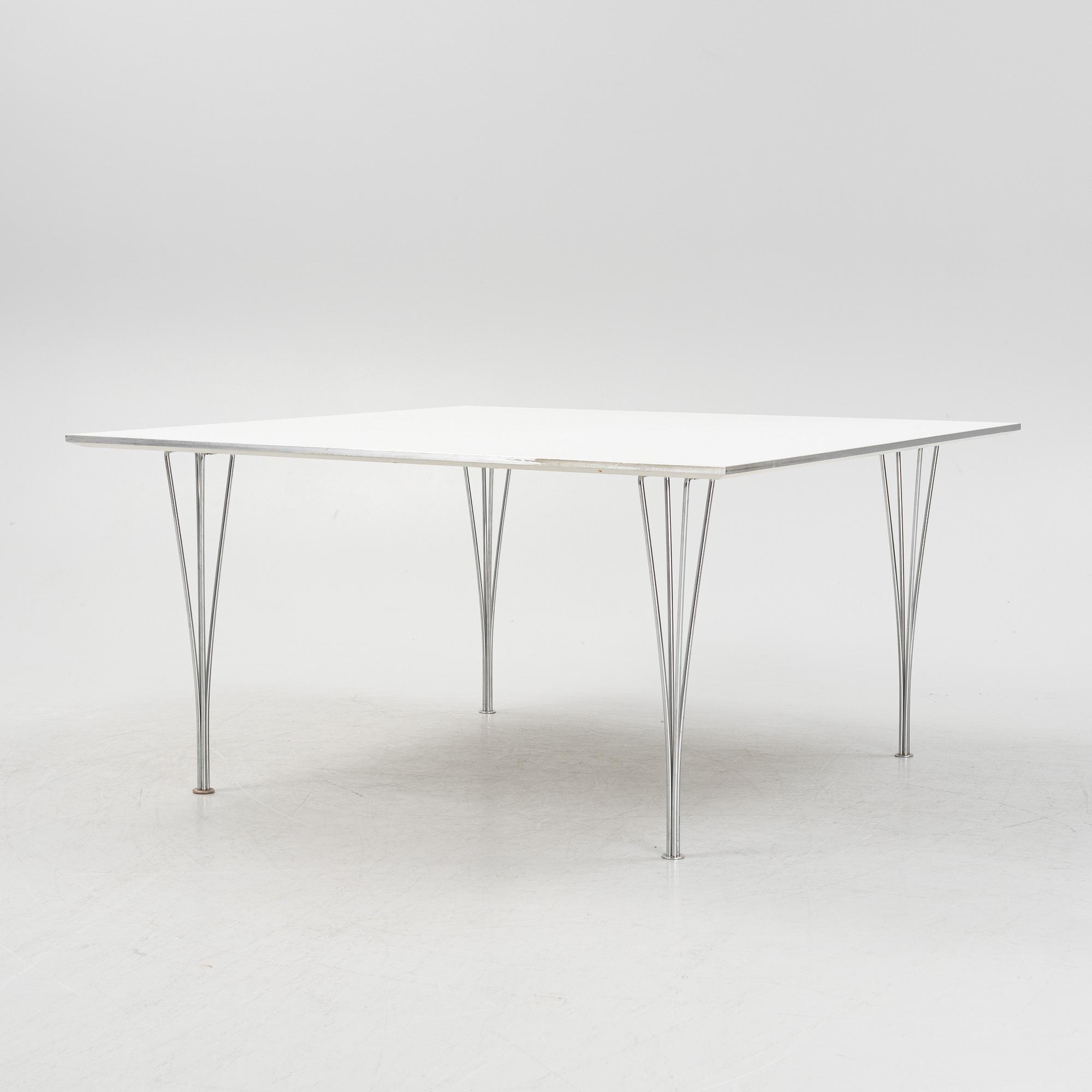 Bruno Mathsson & Piet Hein, dining table, for Fritz Hansen, dated 1994.