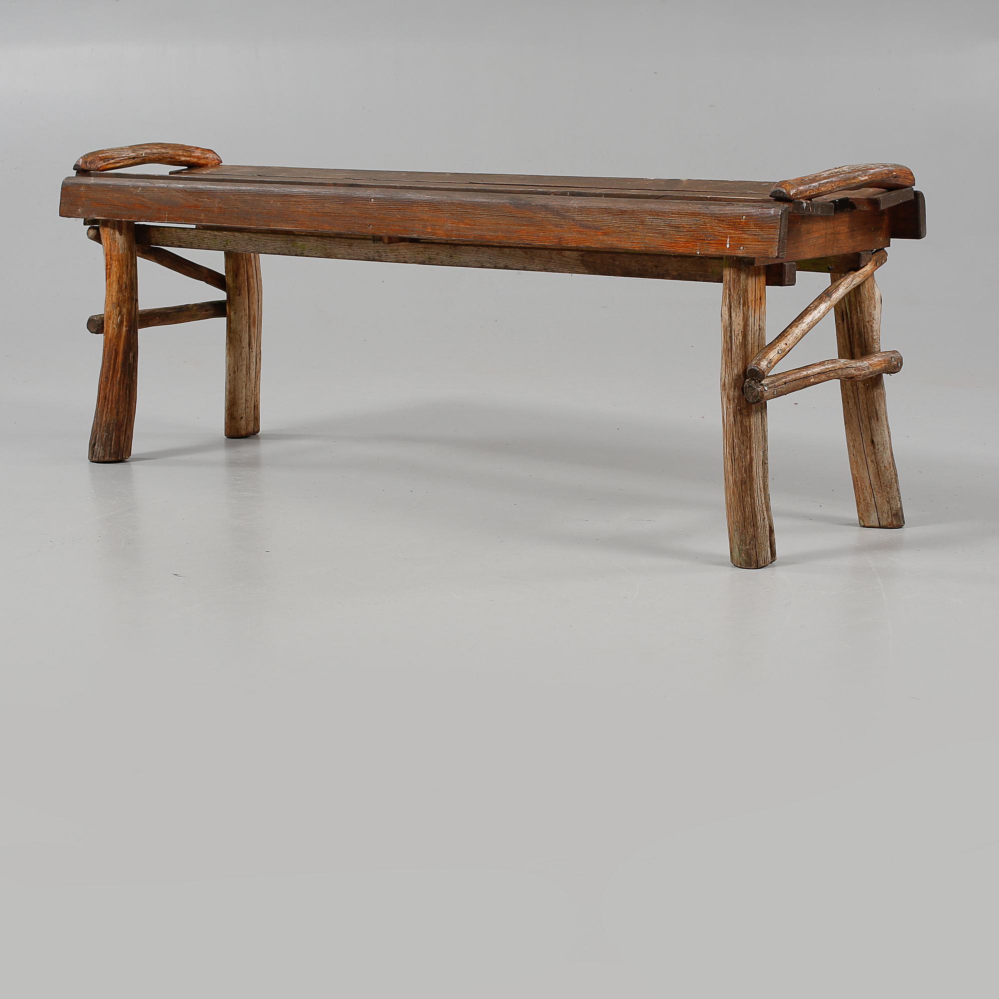 TRÄDGÅRDSBÄNK, 1900-tal.