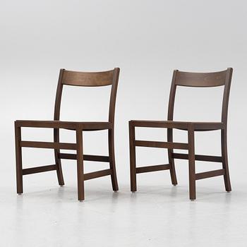 Chris Martin, a pair of Walnut Stained Beech 'Waiter XL' chairs, Massproductions.