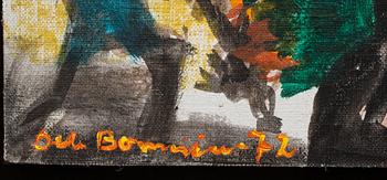 OLLE BONNIÉR, olja på duk, signerad och daterad -72.