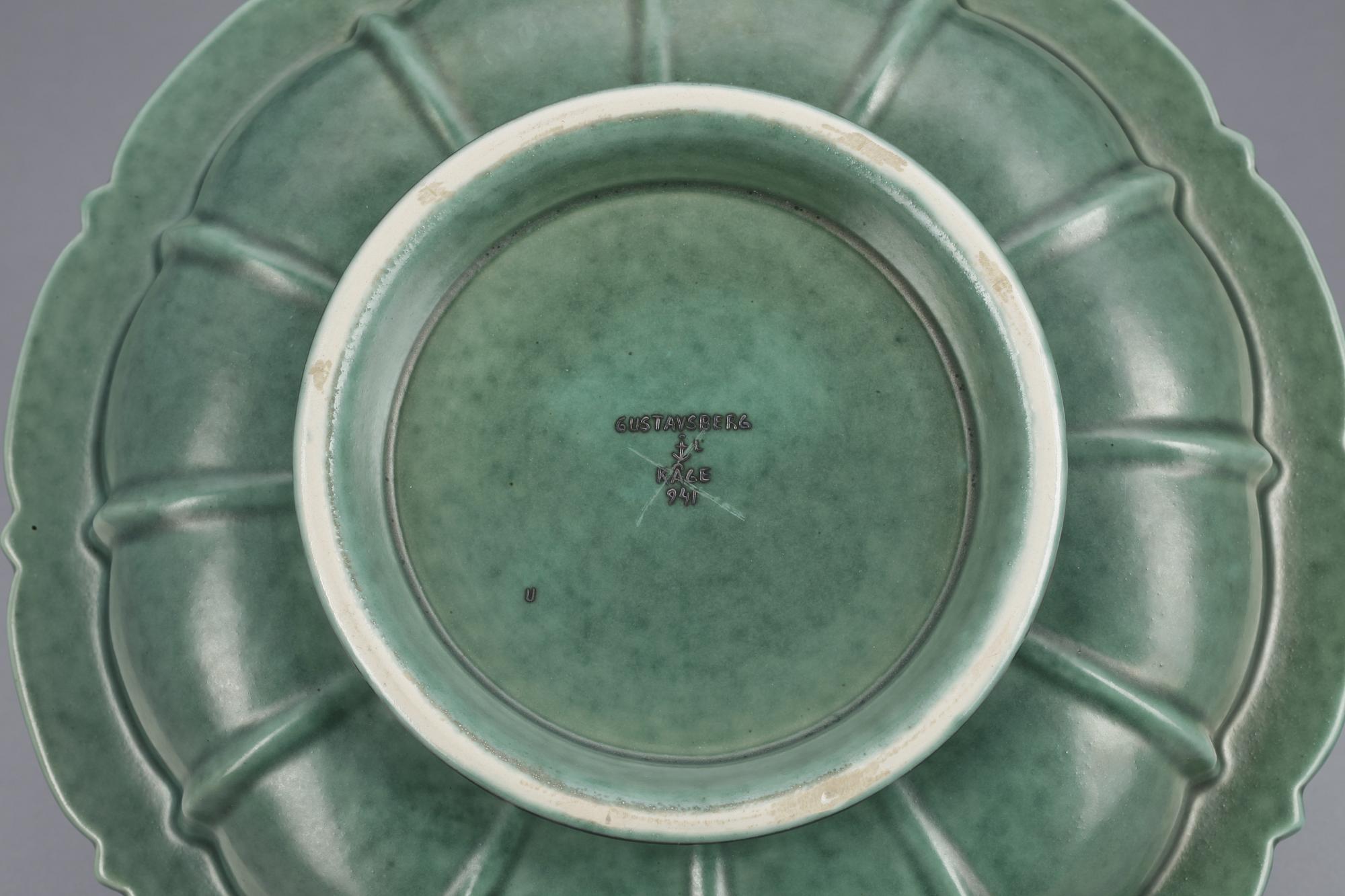 SKÅLFAT, stengods,"Argenta." Wilhelm Kåge, Gustavsberg.