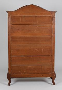 VITRINSKÅP, rokokostil, 1800-talets andra hälft.