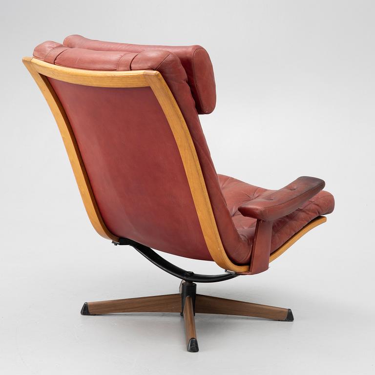 Armchair, "Dolphin", Göte Möbler, Gnosjö, second half of the 20th century.