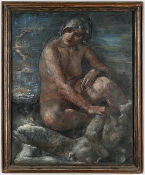 AXEL WALLERT, oil on panel, signed and dated 1933.