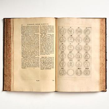 The coin collection of Queen Christina, with 63 engraved plates.