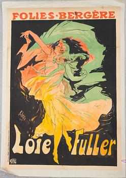 Jules Chéret, lithographic poster, "Folies-Bergère Loïe Fuller", Imprimerie Chaix (Ateliers Chéret), Paris, 1897.