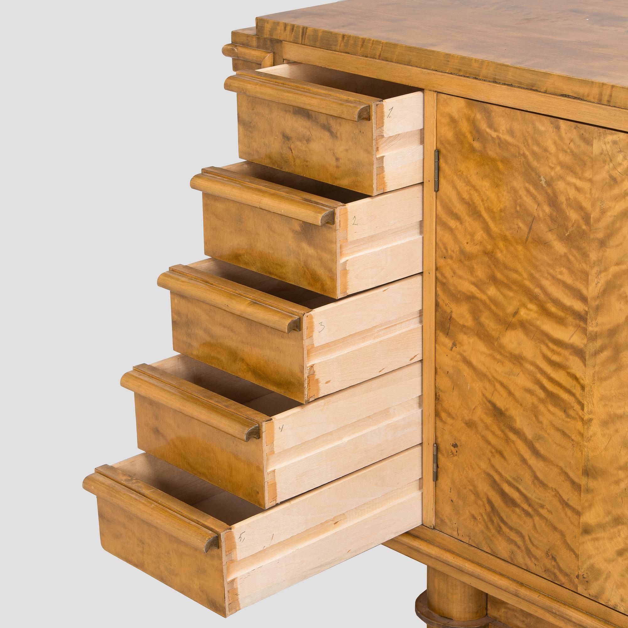 A late 1930s 'Paris' side board /cupboard model 290, Asko, Finland.