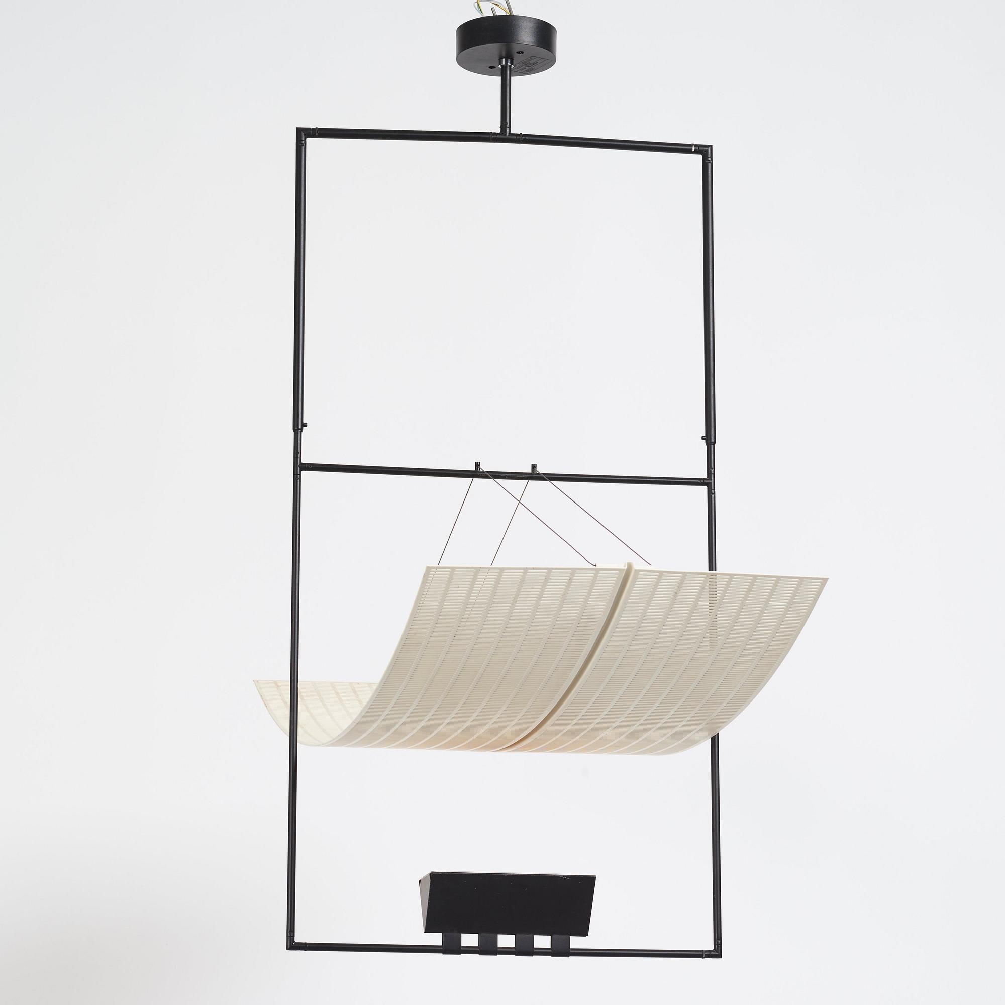 Mario Botta, a ”Zefiro” ceiling lamp, Artemide, Italy, 1980s.