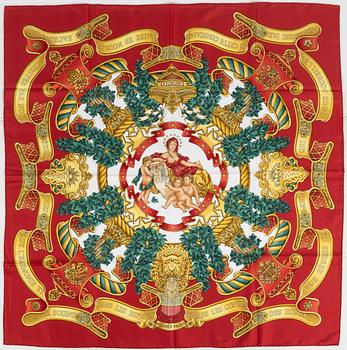 Hermès, scarf, "Europe".