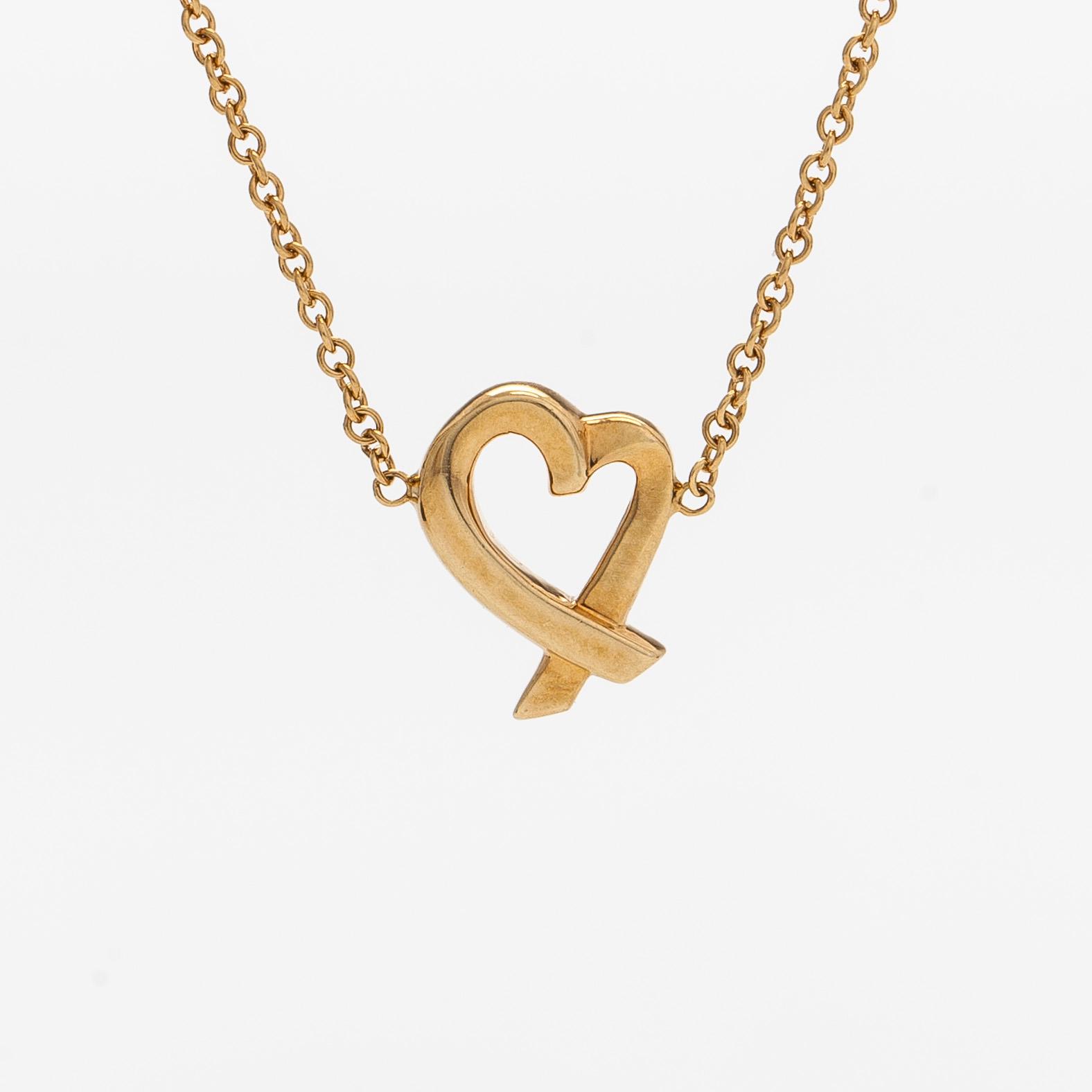 Tiffany & Co, Paloma Picasso, kaulakoru, "Loving Heart", 18K kultaa.
