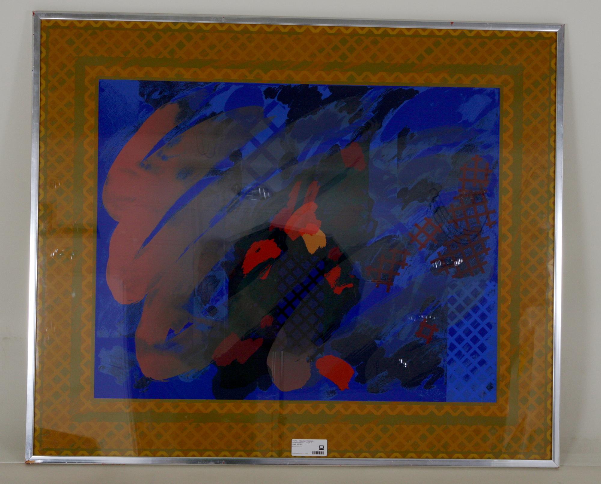 WILLIAM TILLYER, färglitografi, sign o
numr 61/80.