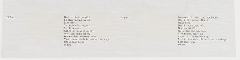 Jan Kenneth Weckman, "August".