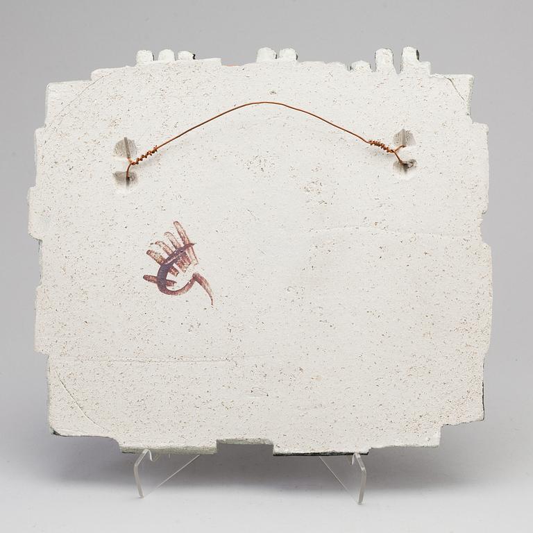 JOHNNY ROLF & JAN (JOHNNY) DE ROODEN, A Unique ceramic wall sculpture from Gustavsberg 1966-67.