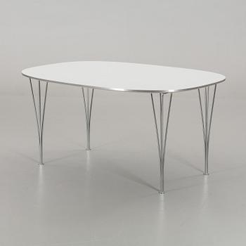 BRUNO MATHSSON OCH PIET HEIN, tabel, "Superelips", Fritz Hansen, second half of 20th century.