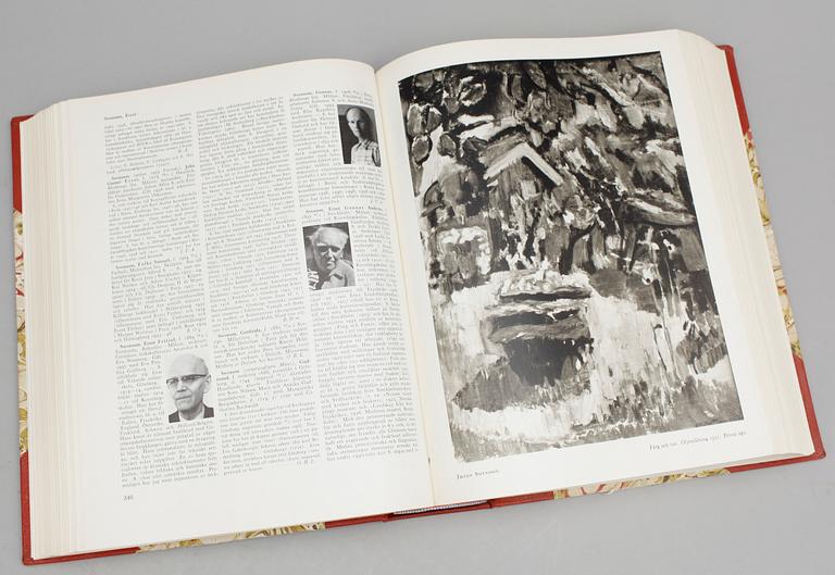 BOKVERK, 5 vol, "Svenskt konstnärslexikon", Dahlbeck-Hagström (red), Allhems Förlag, Malmö, 1953/61.