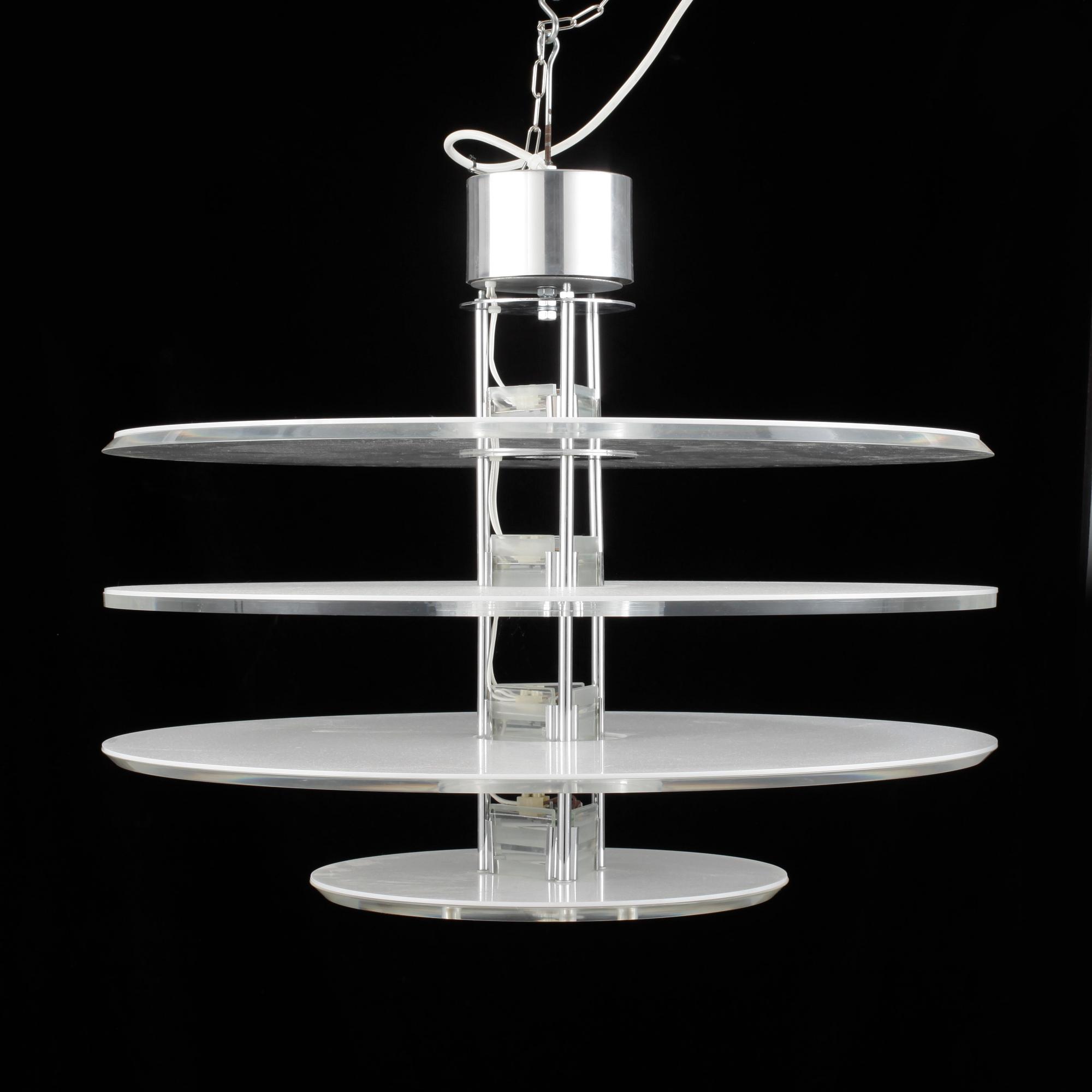 TAKLAMPA, "Flash Gordon", design Stig Ahlström & Clas Kock, Ateljé Lyktan, Åhus. Höjd ca55cm.