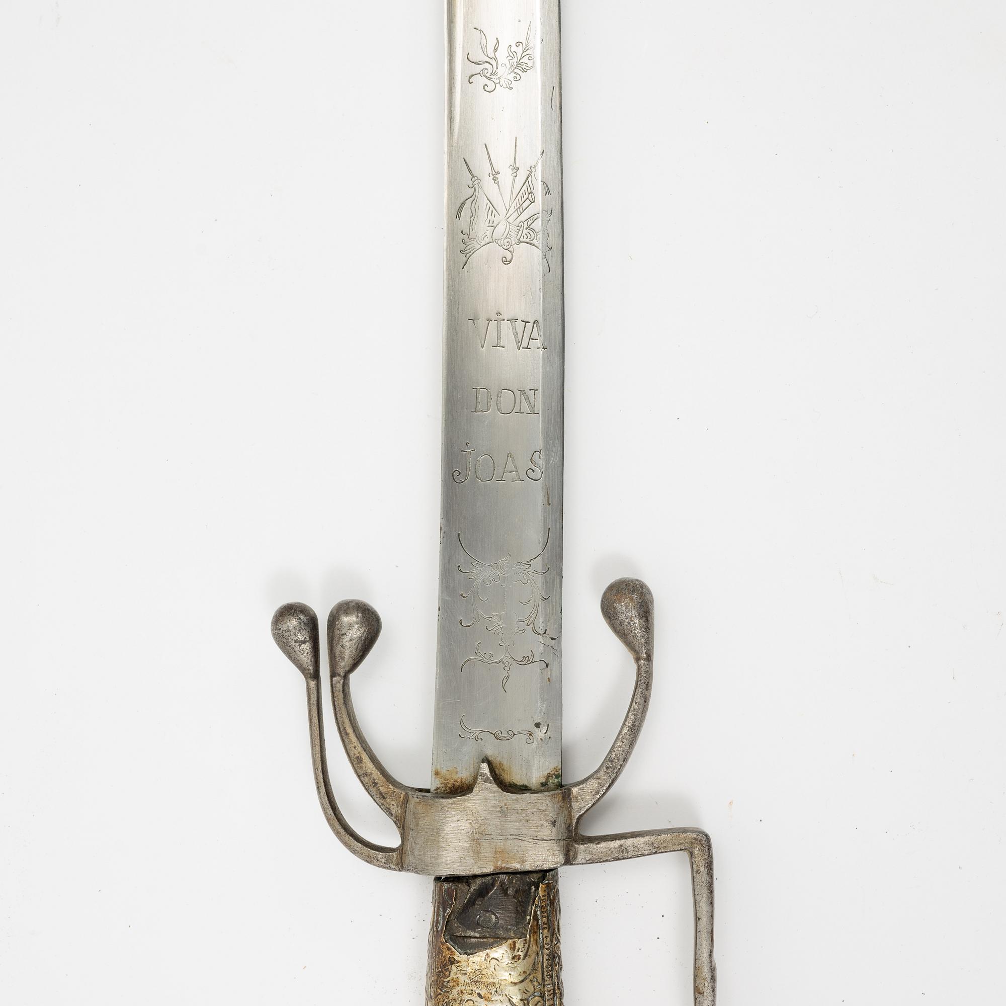 Sabel, spansk, med Nimcha-fäste, 1800-tal.
