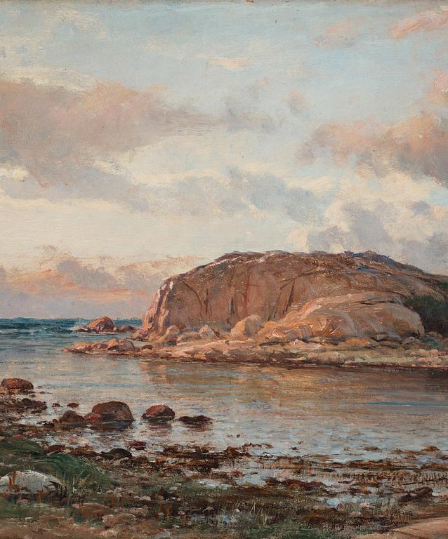 Berndt Lindholm, 'Solnedgång i Bohuslän' (Sunset Bohuslän).