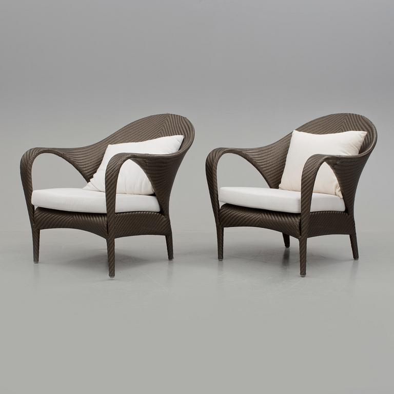 TRÄDGÅRDSMÖBLEMANG, 4 delar, "Tango", Richard Frinier, Dedon.