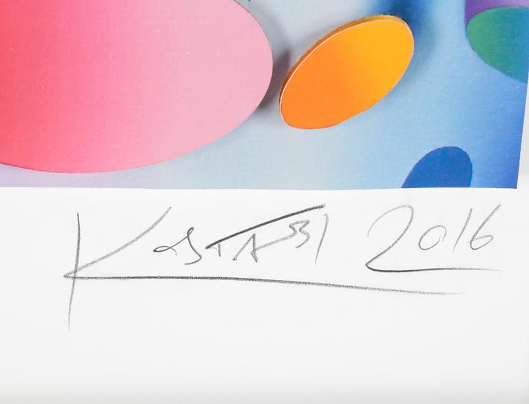 MARK KOSTABI, serigraph, signed and numbered 5/50, dated 2016.