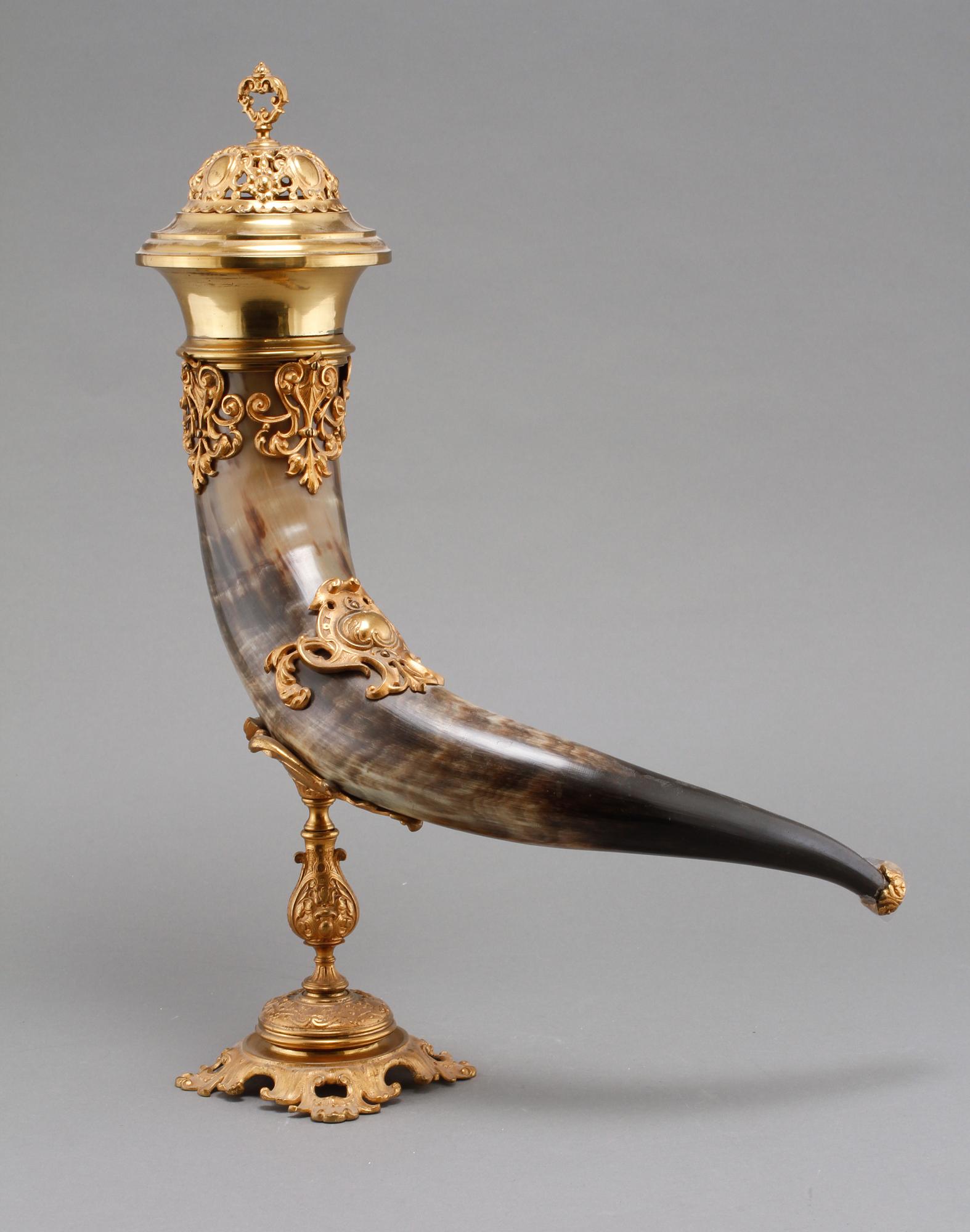 DRYCKESHORN, sent 1800-tal.