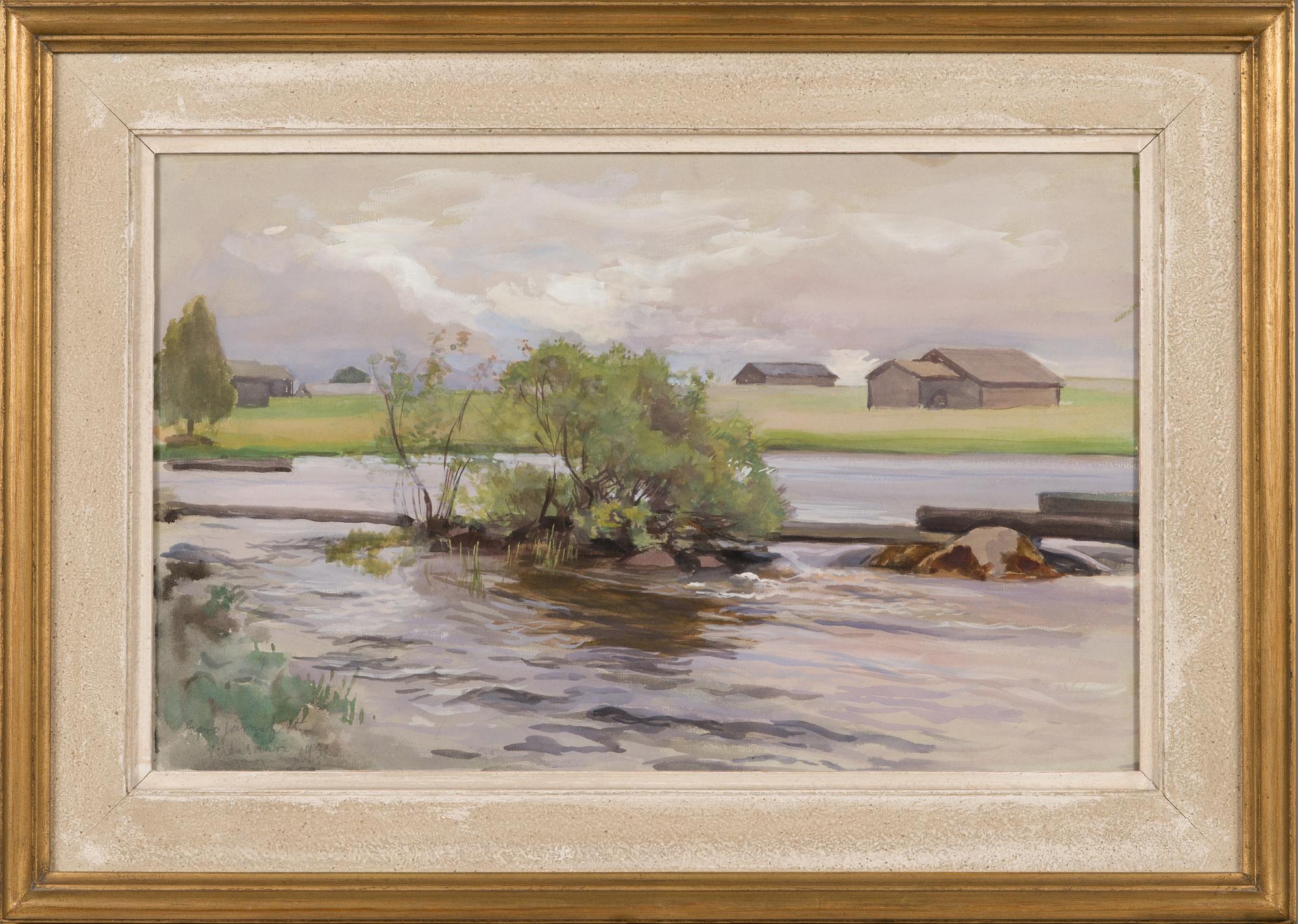 Eero Järnefelt, akvarell, signerad och daterad 1931.