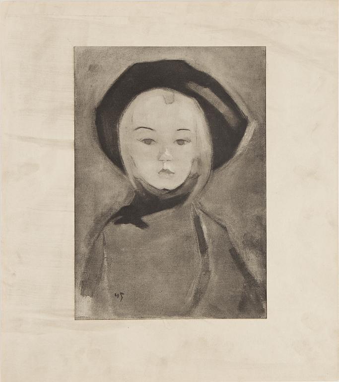A folder with 58 reproductions after Helene Schjerfbeck.