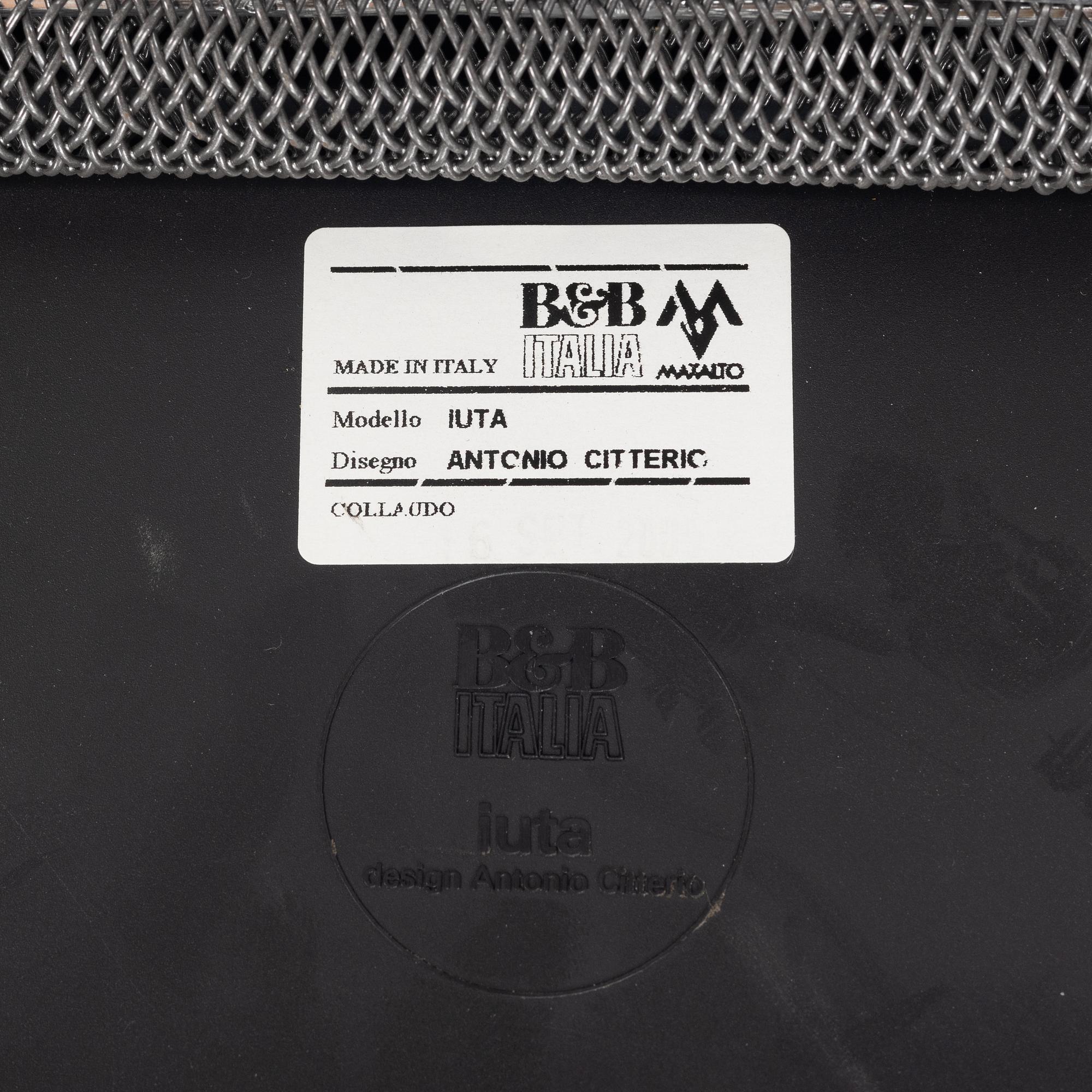 Antonio Citterio, stol, "Iuta", B&B Italia.