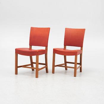 Kaare Klint, a pair of chairs, model 3949, Rud Rasmussen joinery, Denmark.