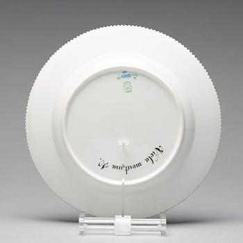 A set of six Royal Copenhagen 'Flora Danica' plates, Denmark, 20th Century.