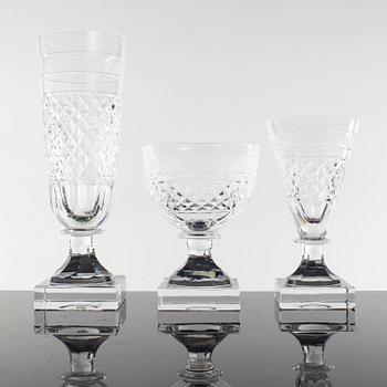 SERVIS, 165 delar, "Kent", Elis Bergh, Kosta Boda, 1900-talets mitt.