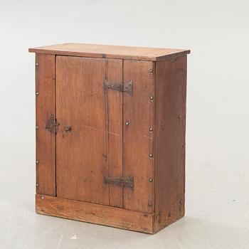 A danish 19th century oak wall cabinet.