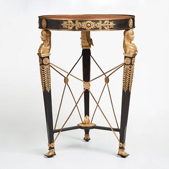 An Empire-style table, second part of the 19th century.