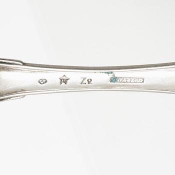 29 pieces of cutlery, various models, silver, including Anders Ulfsberg, 18th-19th century.
