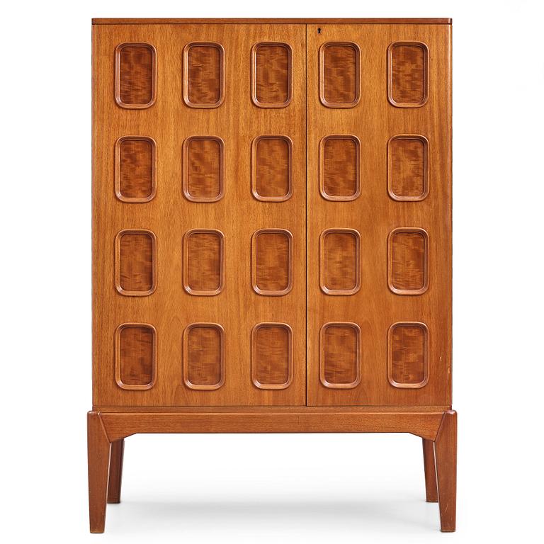 Carl Cederholm, a mahogany cabinet, Stil & Form, Stockholm 1940's-50's.