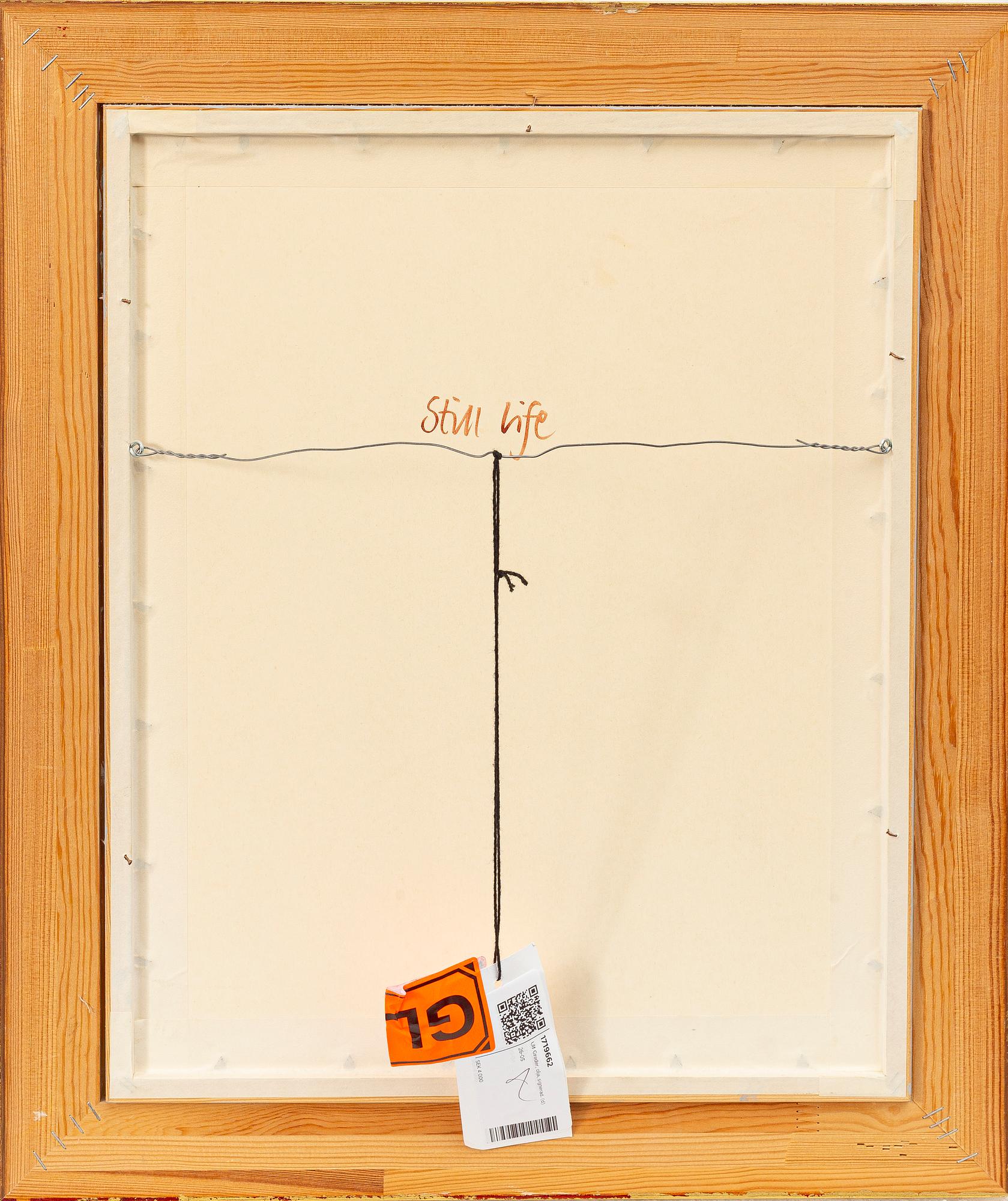 Ulf Greder, "Still life".