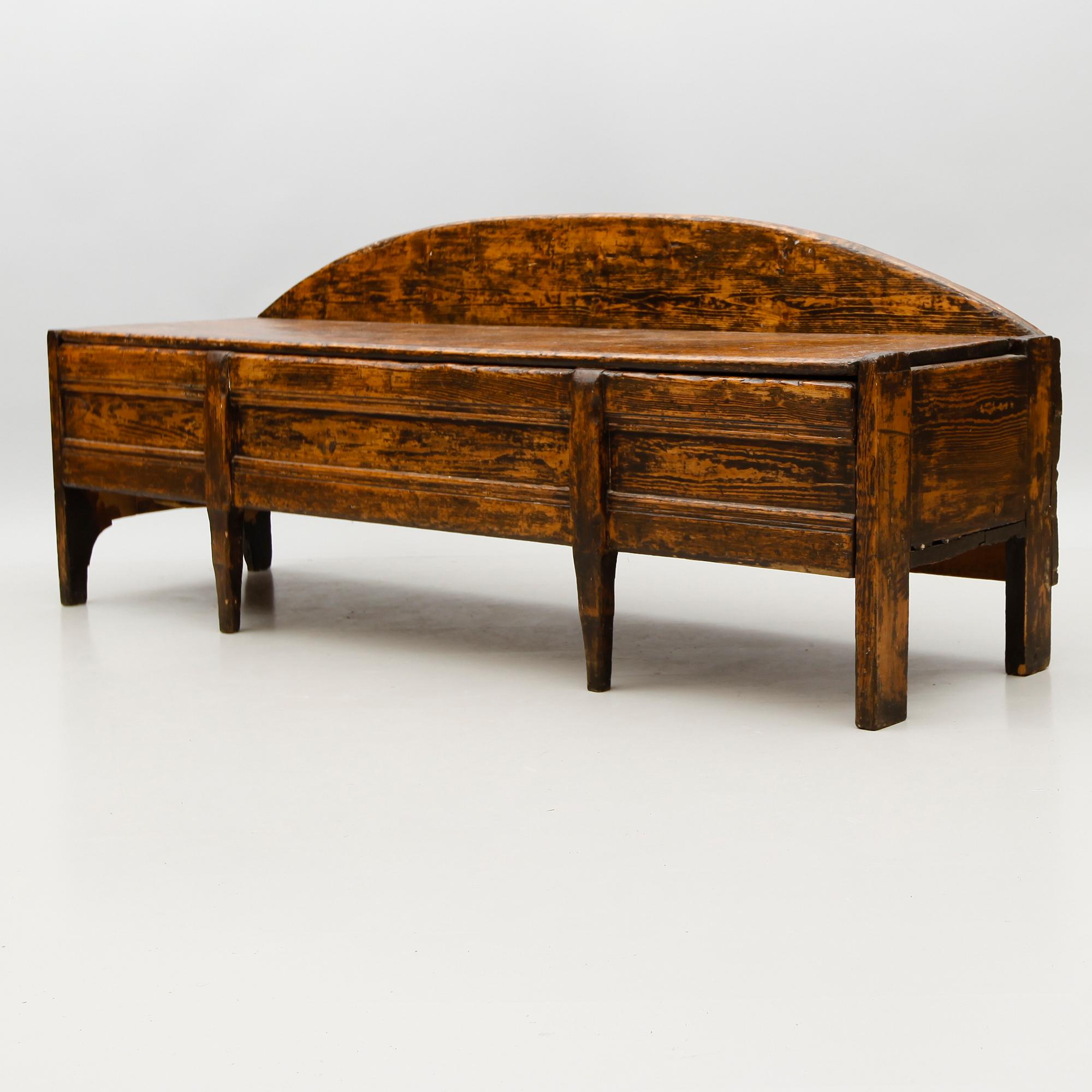 FÅLLBÄNK, allmoge, 1800-talets första hälft.