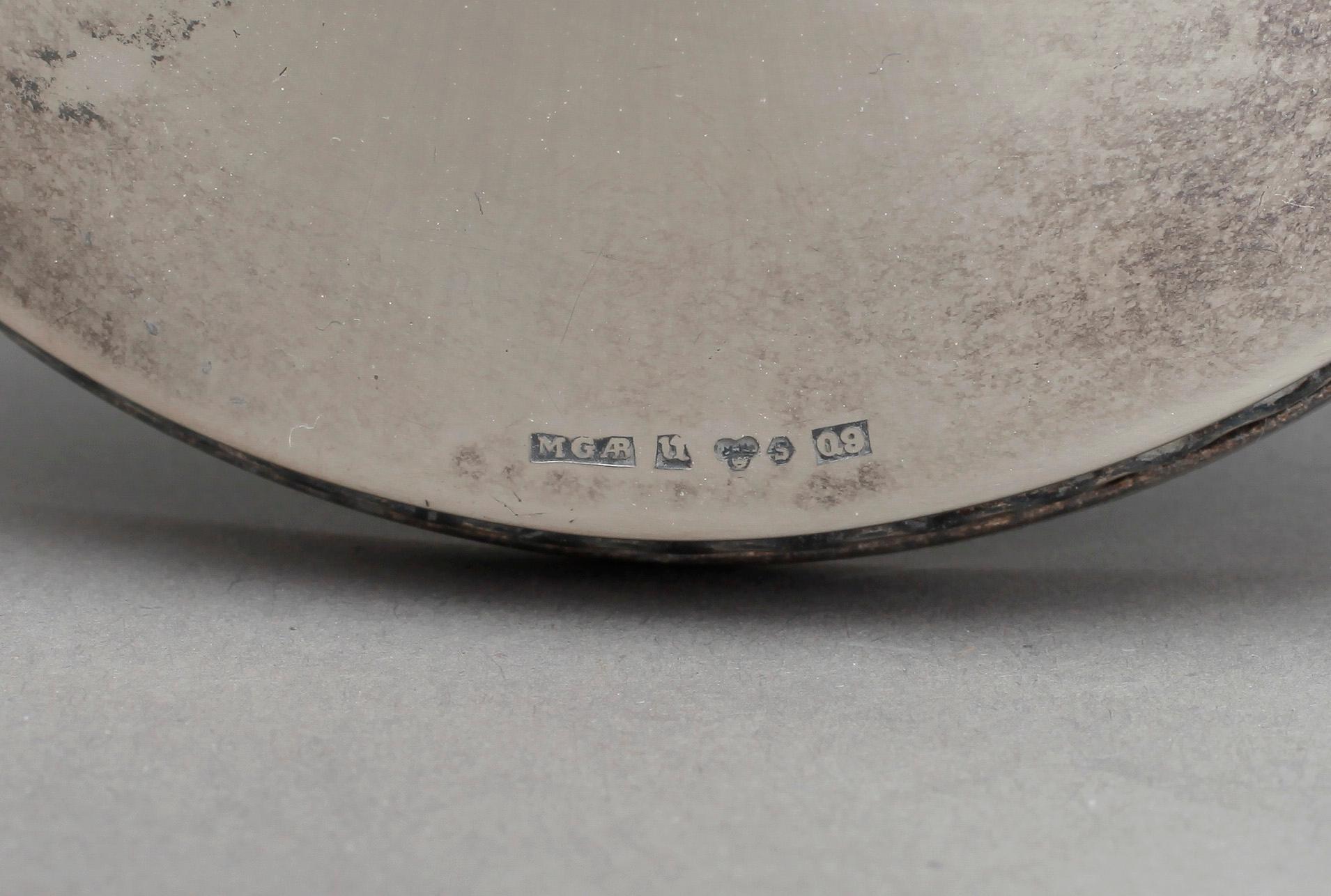 LJUSSTAKAR, ett par, silver, MGAB, Uppsala, 1966.