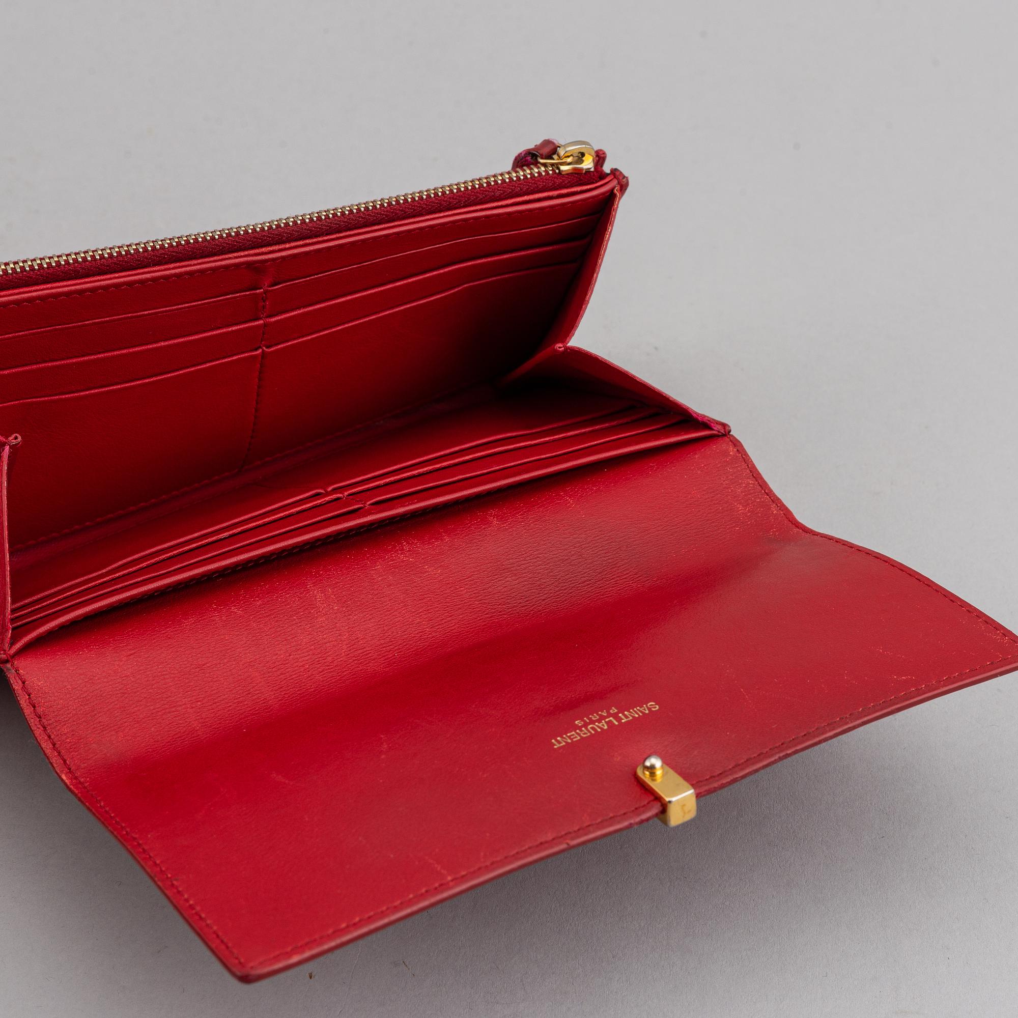 Yves Saint Laurent, plånbok.