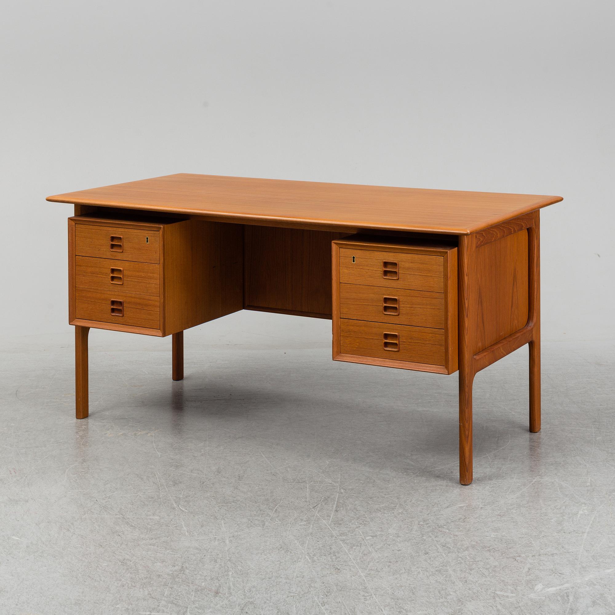 A 1960's Danish teak desk.