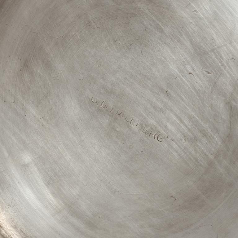 KANNA, nysilver, troligtvis Sylvia Stave för CG Hallberg, Stockholm, 1930-tal.