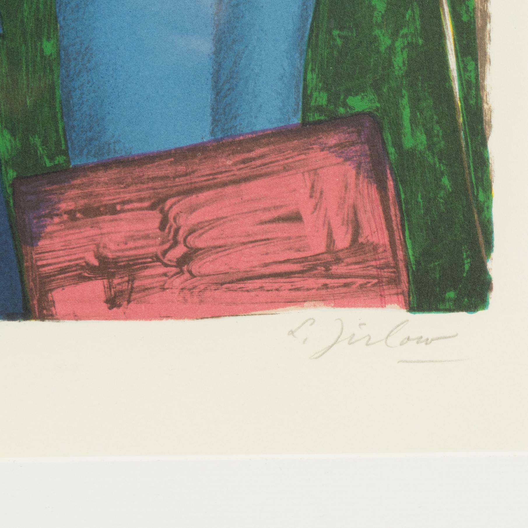 Lennart Jirlow, lithograph in colours, 1990, signed 46/280.
