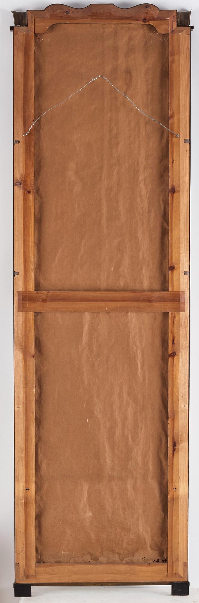 Swedish Grace, a brass framed wall mirror, 1920-30s.