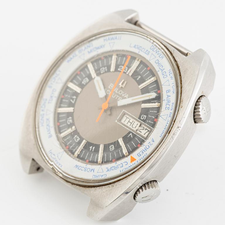Bulova, Accutron, World Timer, armbandsur, 41 mm.