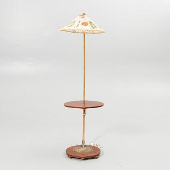 Floor lamp, swan-neck model, first half of the 20th century.