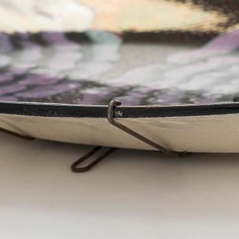 Birger Kaipiainen, dekorationsfat, keramik, signed Kaipiainen, Arabia.