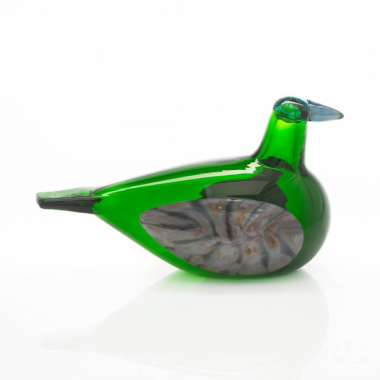 Oiva Toikka, An annual bird and egg 'Lakla', signed O. Toikka Iittala 2015.